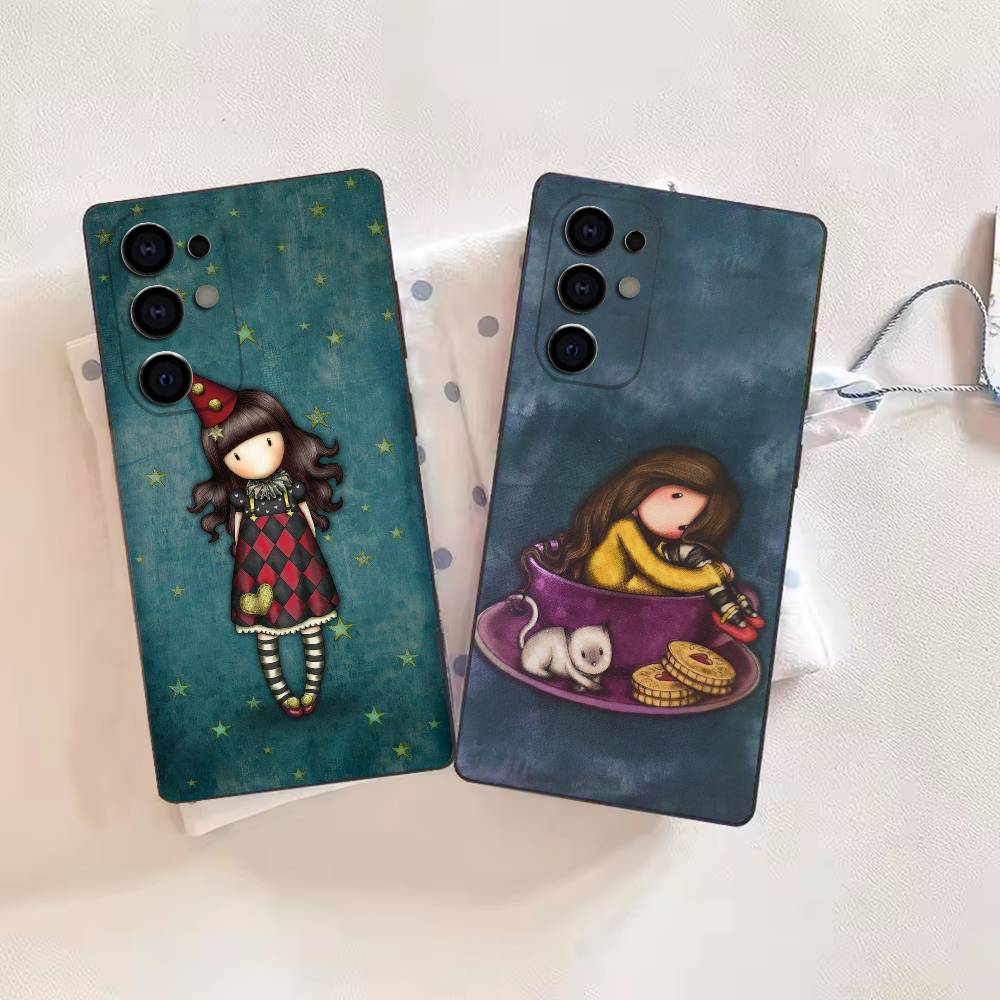 Phone Cases London - L-Santoro London K-Gorjuss schattig meisje telefoonhoesje