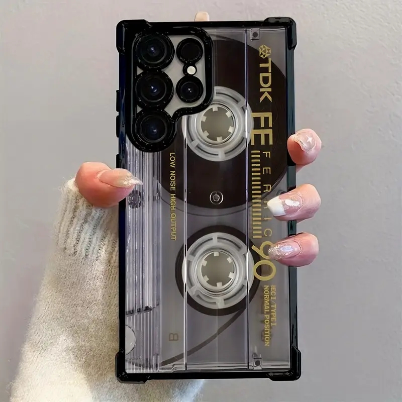 Retro cassette patroon plating - Phone Cases Galaxy A16 5G recensie en prijs