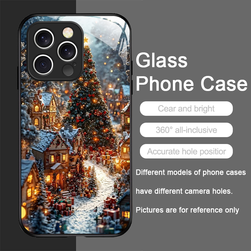 Kerstboomcadeau Besneeuwde sta - Phone Cases For Iphone 16 recensie en prijs
