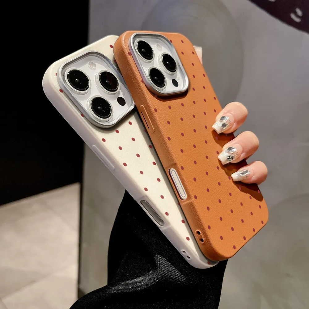 Schattige Polka Dot Telefoonho - Phone Cases Xiaomi 15 recensie en prijs