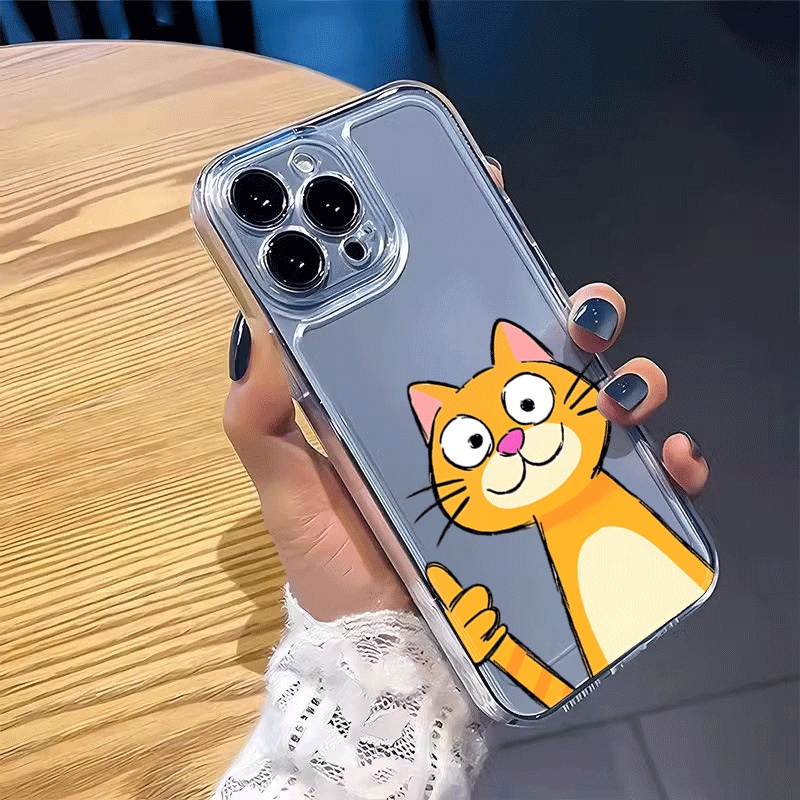 Schattige cartoon oranje katte - Phone Cases Xiaomi 15 recensie en prijs